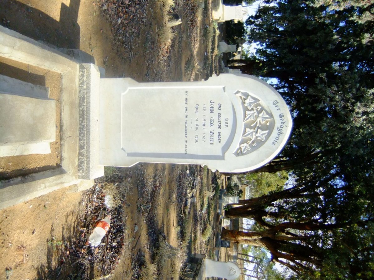 WHITE John Geo. 1827-1901