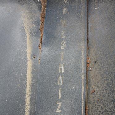 WESTHUIZEN Gysbert J., v.d. 1907-1981 &amp; Elizabeth M. BORMAN 1906-1984