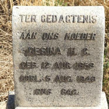 ? Gesina H.C. 1858-1949