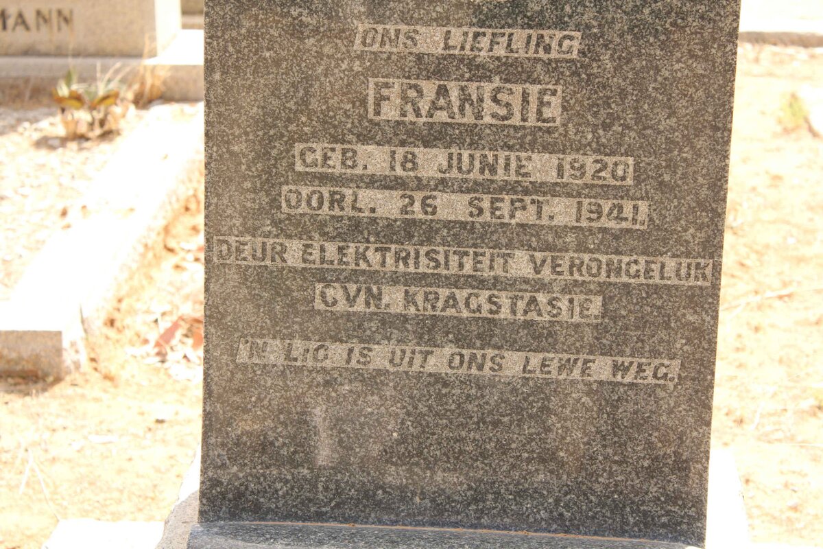 ? Fransie 1920-1941