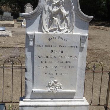 ALBERTYN Dinah Sarahann 1891-1918