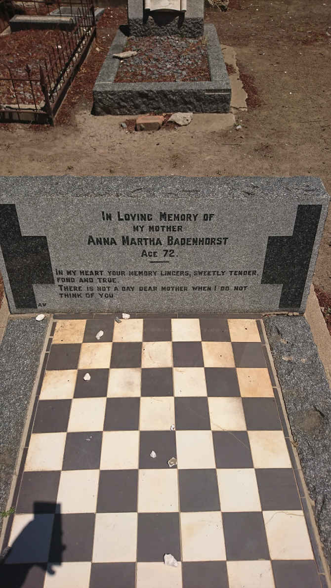 BADENHORST Anna Martha 