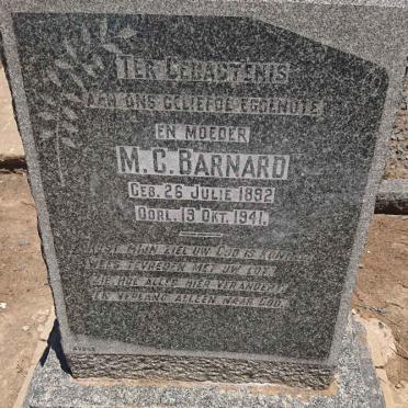 BARNARD M.C. 1892-1941