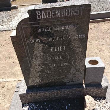 BADENHORST Pieter 1905-1967