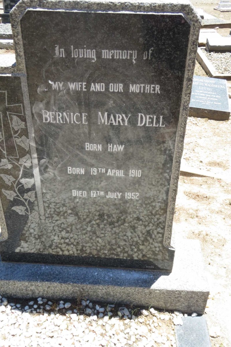 DELL Bernice Mary nee HAW 1910-1952