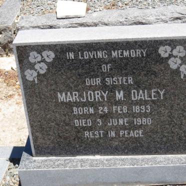 DALEY Marjory M. 1893-1980