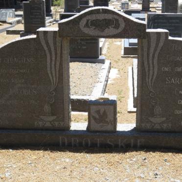 DROTSKIE Petrus Jacobus 1890-1962 &amp; Sara Johanna VENTER 1892-1968