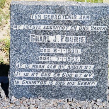 FOURIE Charl J. 1893-1957