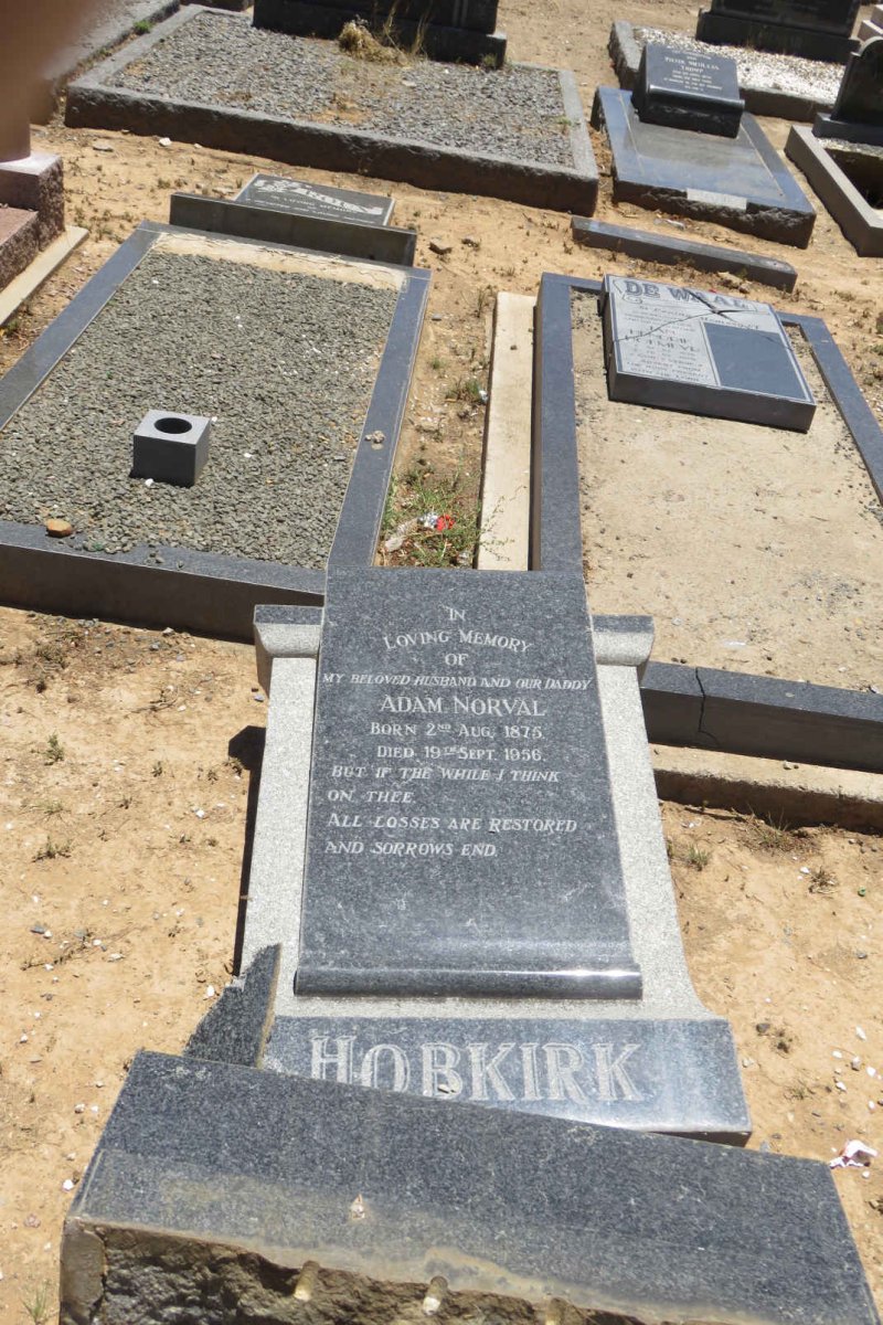 HOBKIRK Adam Norval 1875-1956