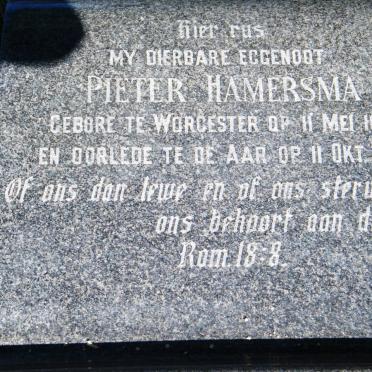 HAMERSMA Pieter 1892-1953