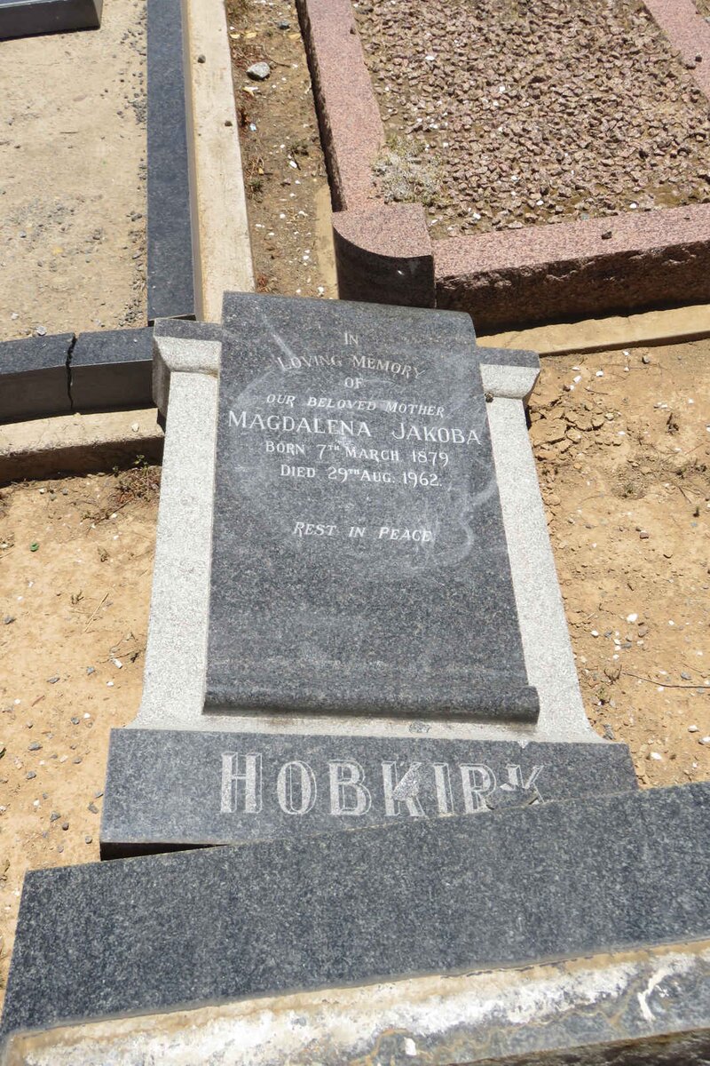 HOBKIRK Magdalena Jakoba 1879-1962