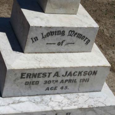 JACKSON Ernest A. -1911