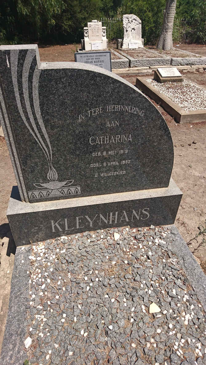 KLEYNHANS Catharina 1919-1952