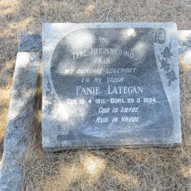 LATEGAN Fanie 1911-1954