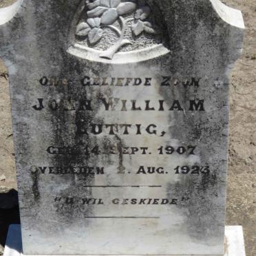 LUTTIG John William 1907-1923