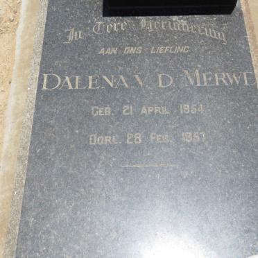 MERWE Dalena, v.d. 1954-1957