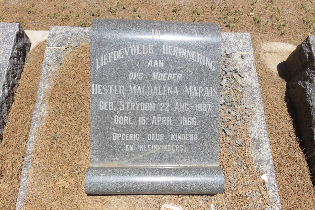 MARAIS Hester Helena nee STRYDOM 1887-1966