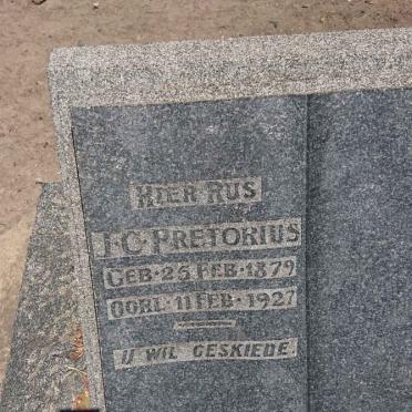 PRETORIUS J.C. 1879-1927