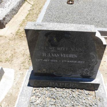 PAPERS H.J. van Vuuren 1898-1957