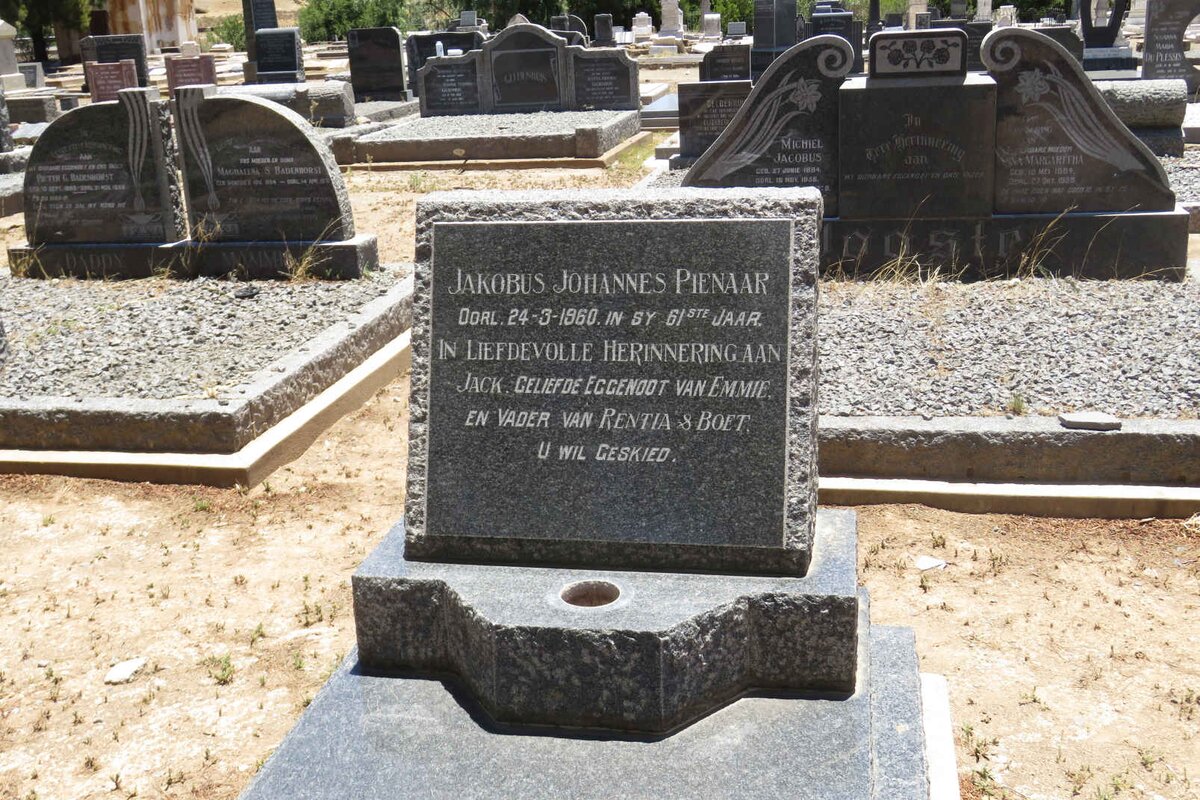 PIENAAR Jakobus Johannes -1960