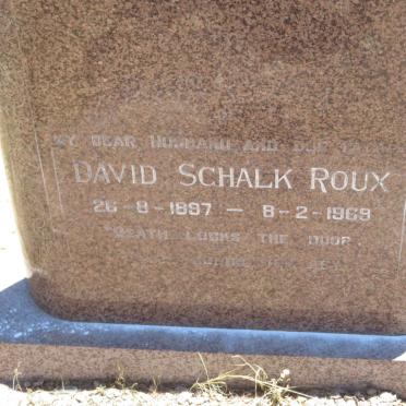 ROUX David Schalk 1897-1969