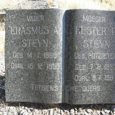 STEYN Erasmus A. 1889-1958 &amp; Hester D. POTGIETER 1897-1966