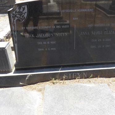 STEYN Izak Jacobus 1868-1956 &amp; Anna Maria Elizabeth 1886-1967