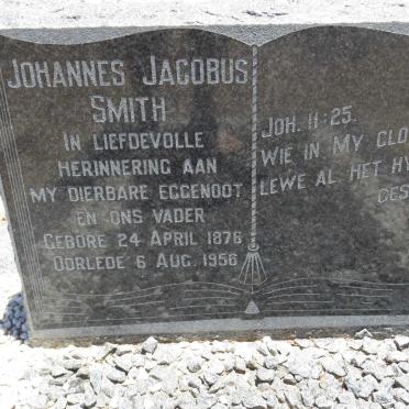 SMITH Johannes Jacobus 1876-1956