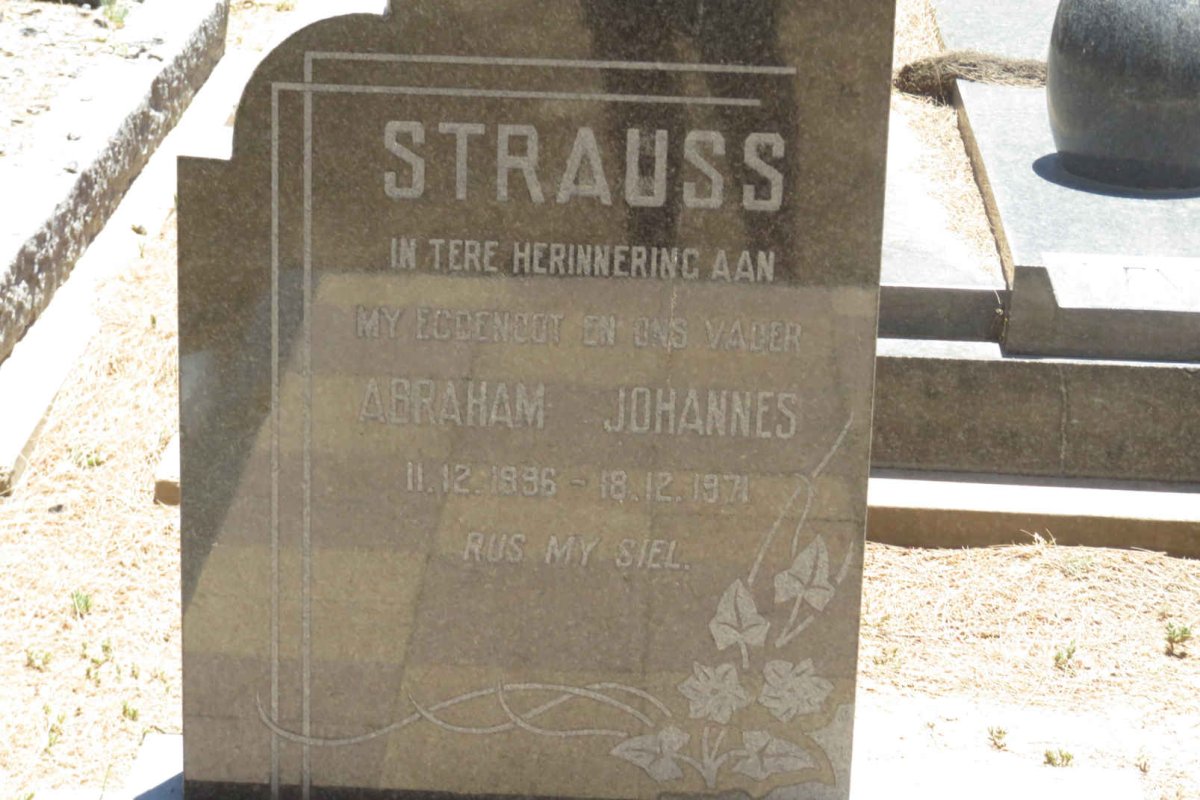 STRAUSS Abraham Johannes 1896-1971