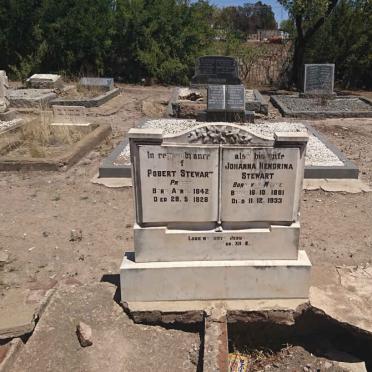 STEWART Robert 1842-1928 &amp; Johanna Hendrina V.D.MERWE 1881-1933