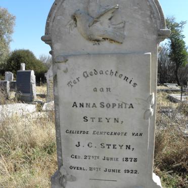 STEYN Anna Sophia 1878-1922