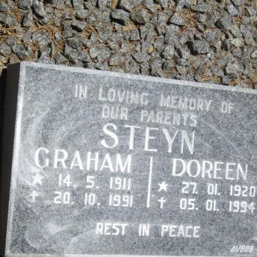 STEYN Graham 1911-1991 &amp; Doreen 1920-1994