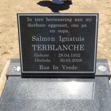 TERBLANCHE Salmon Ignatuis 1932-2008