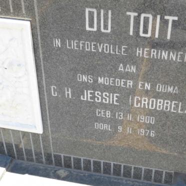 TOIT G.H., du nee GROBBELAAR 1900-1976