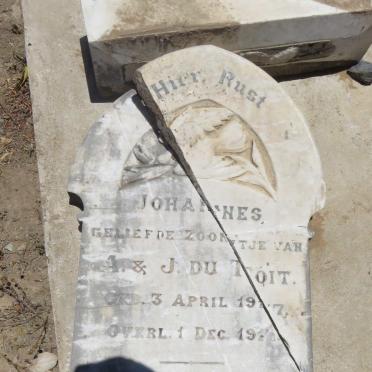 TOIT Johannes, du 1917-1917