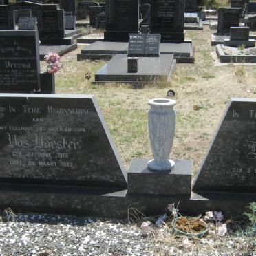 VORSTER Vos 1918-1987 &amp; Ria DU TOIT 1924-