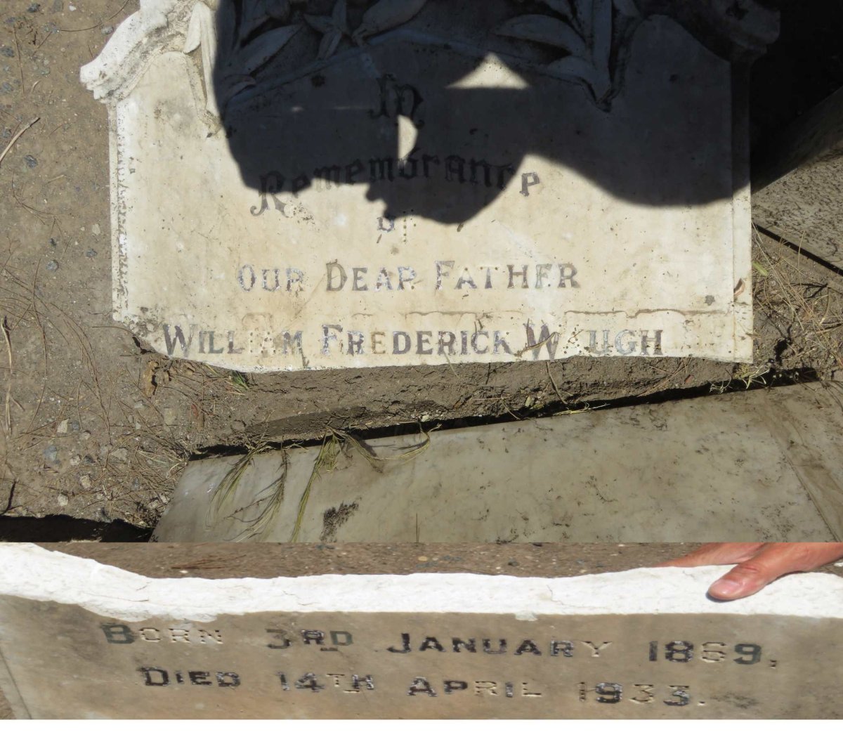 WAUGH William Frederick 1869-1933 &amp; Jeanetta Sophia NORVAL -1919