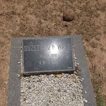 WALT Suzette, v.d. 1972-1972