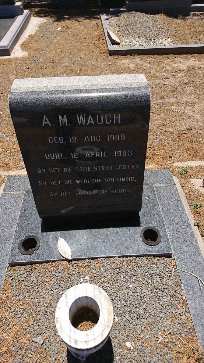 WAUGH A.M. 1909-1993