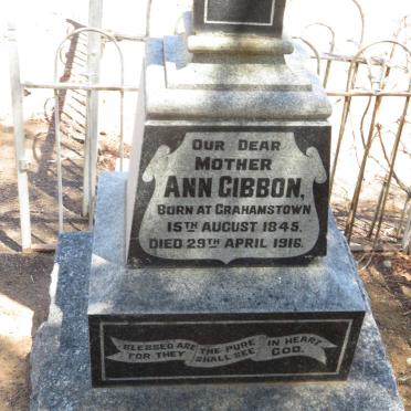 GIBBON Ann 1845-1916