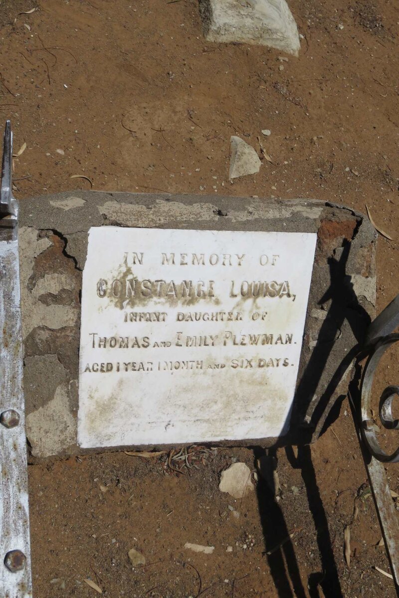 PLEWMAN Constance Louisa