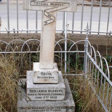 BLEWETT - Edith 1858-1902 :: BLEWETT Emma May