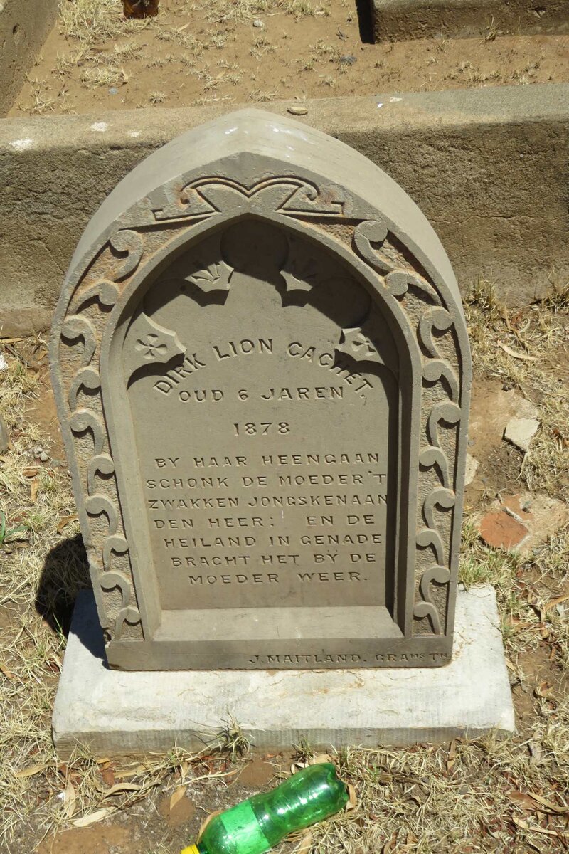 CACHET Dirk, LION -1878