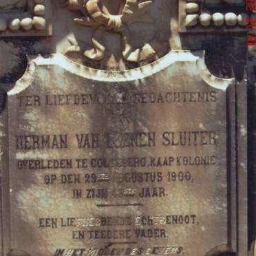 SLUITER Herman van Loenen -1900