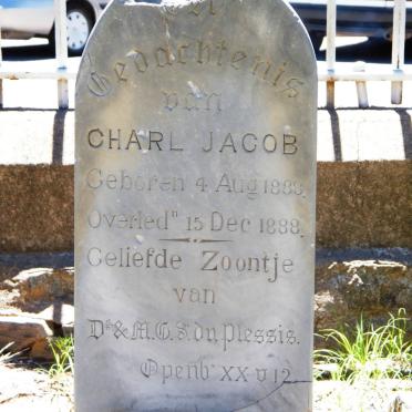 PLESSIS Charl Jacob, du 1888-1888