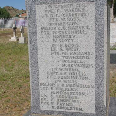 3. Anglo Boer War Cenotaph 1899-1902