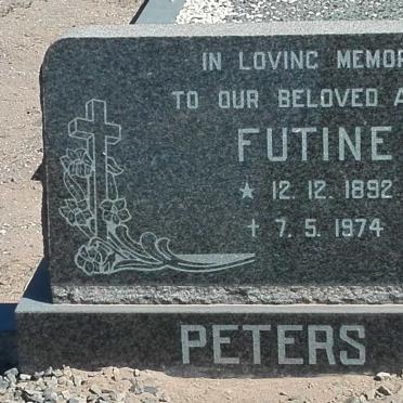 PETERS Futine 1892-1974