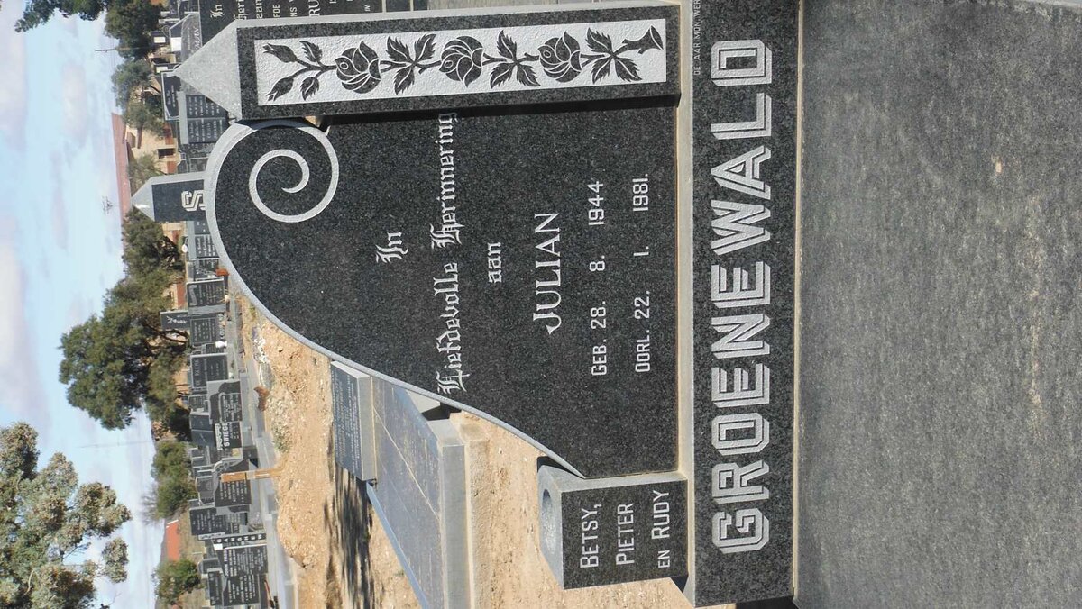 GROENEWALD Julian 1944-1981