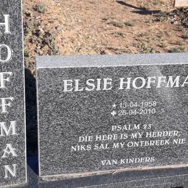 HOFFMAN Elsie 1958-2010