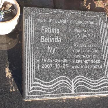 JANTJIES Fatima Belinda Ivy 1975-2007